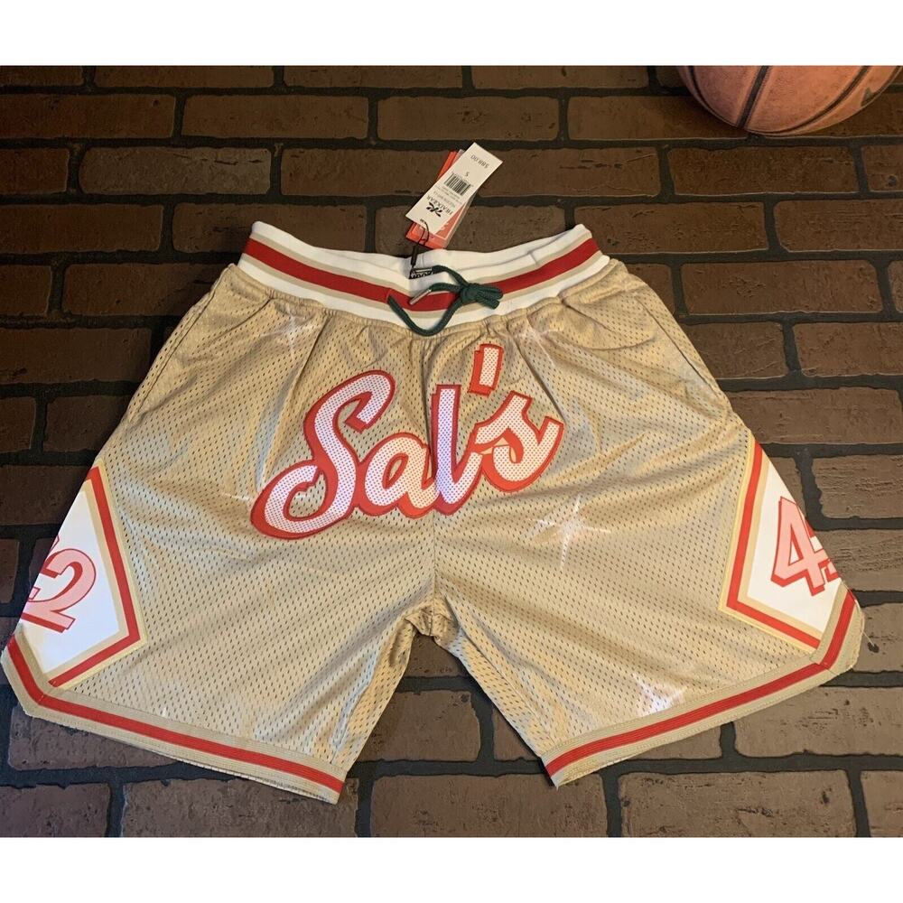 SAL'S PIZZA‎ Do the Right Thing Headgear Classics Basketball Shorts ~ S L XL 2XL